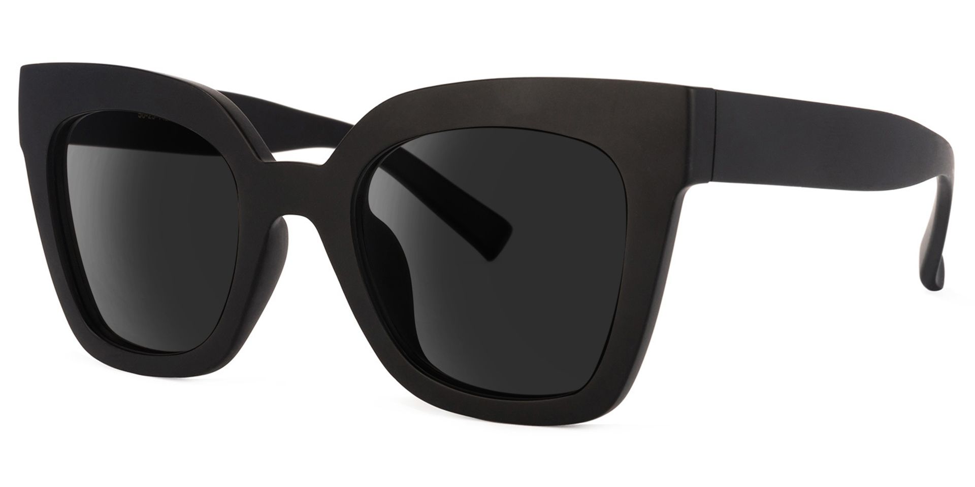 Malcolm Black Sunglasses with Square Frames | ZEELOOL Canada1