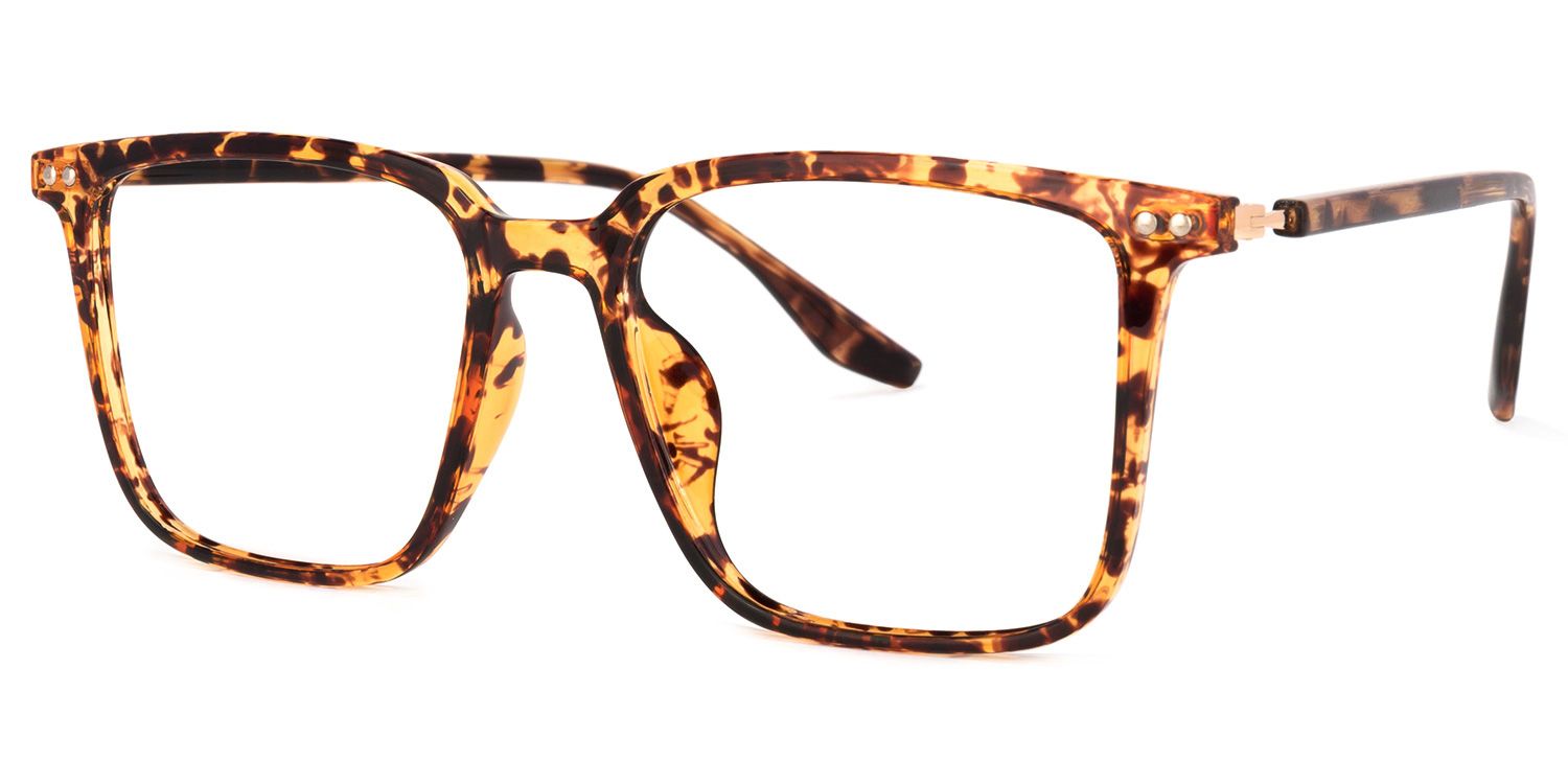 Tobias Square Tortoise Glasses | ZEELOOL Canada1