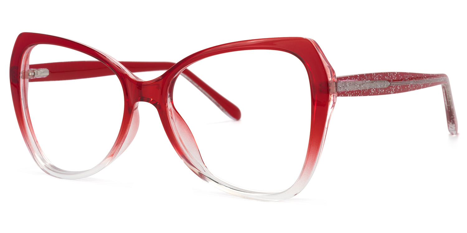 Eleanora Butterfly Red Glasses | ZEELOOL Canada1