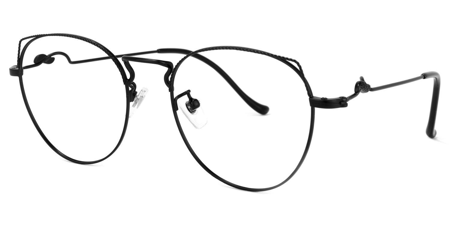 Willis Cateye Black Glasses | ZEELOOL Canada1
