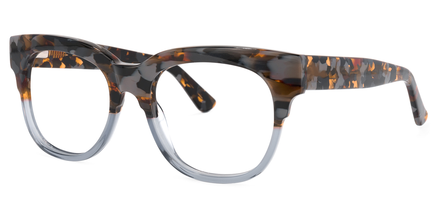 Yessenia Square Gray Glasses | ZEELOOL Canada1