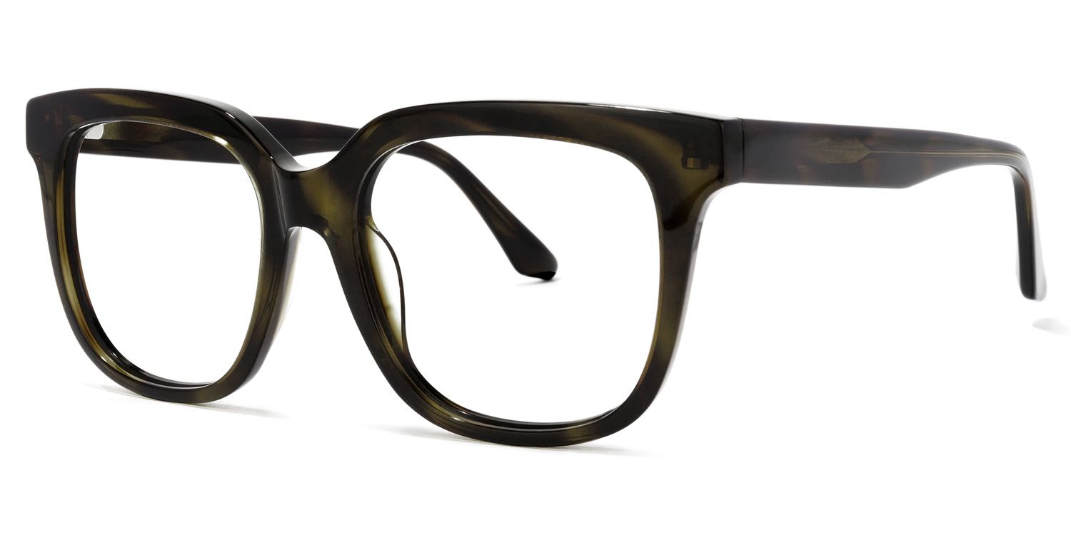 Quiana Square Dark-Tortoise Glasses | ZEELOOL Canada1