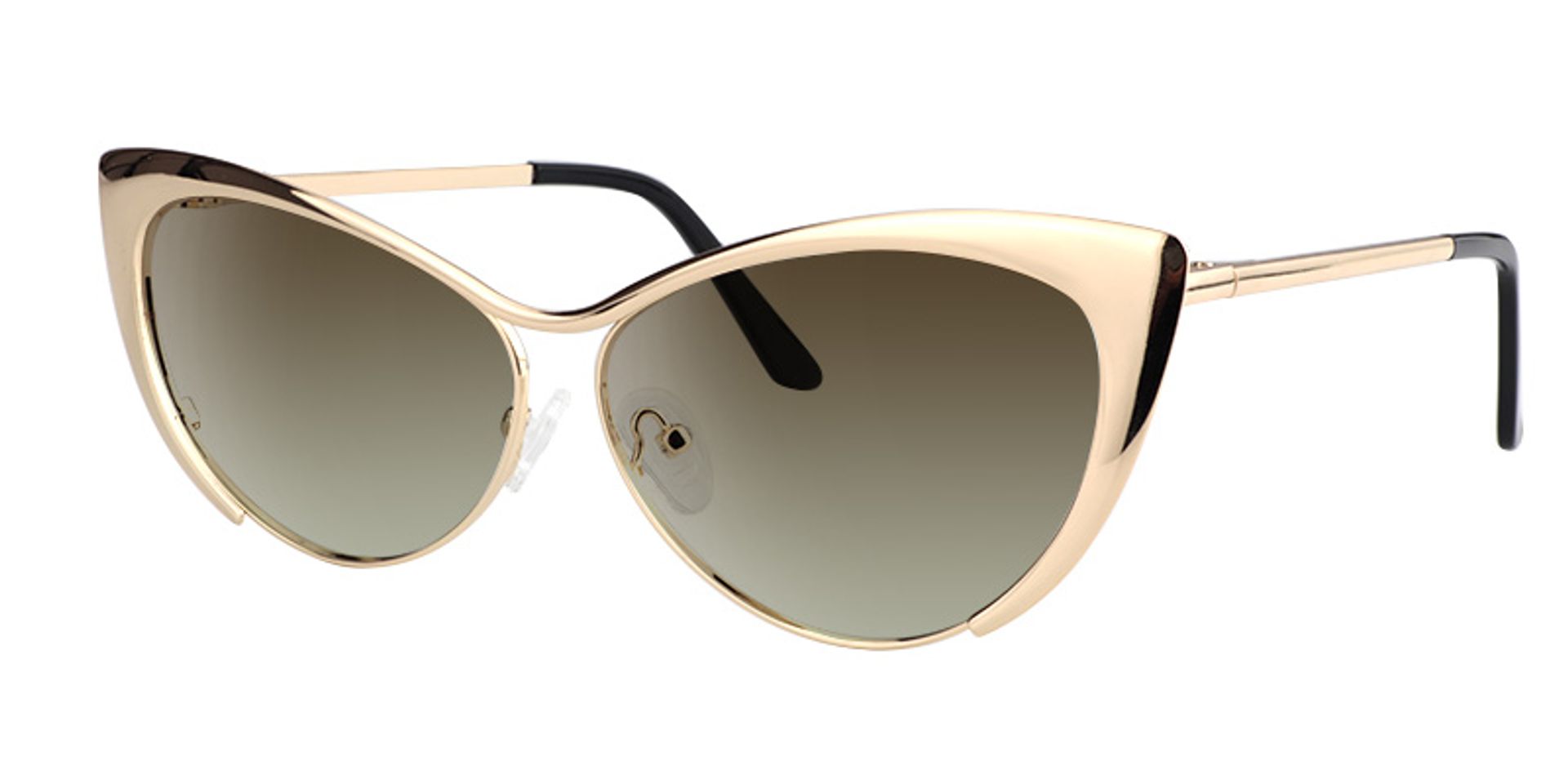 Ellen Cateye Gold Sunglasses | ZEELOOL Canada1