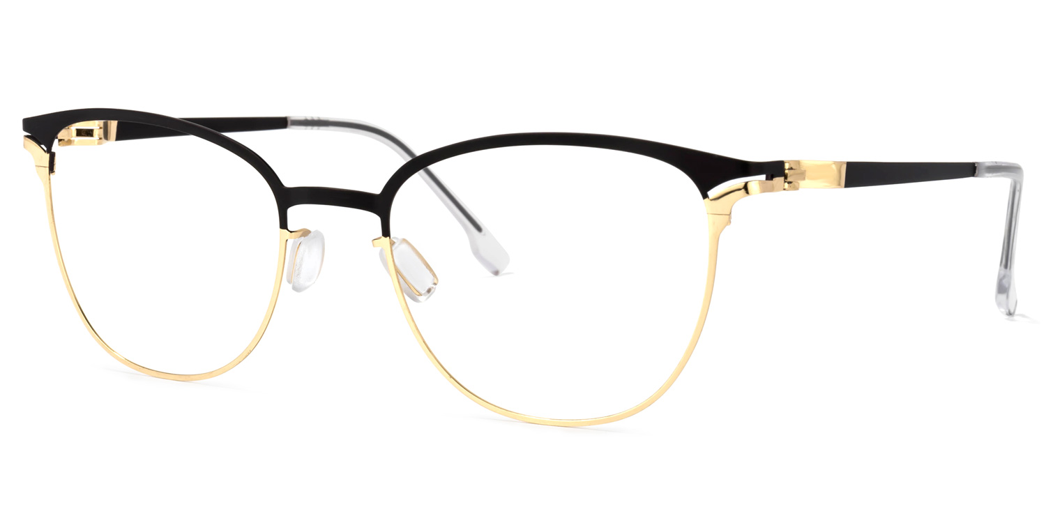 Yelena Sqaure Black Glasses1