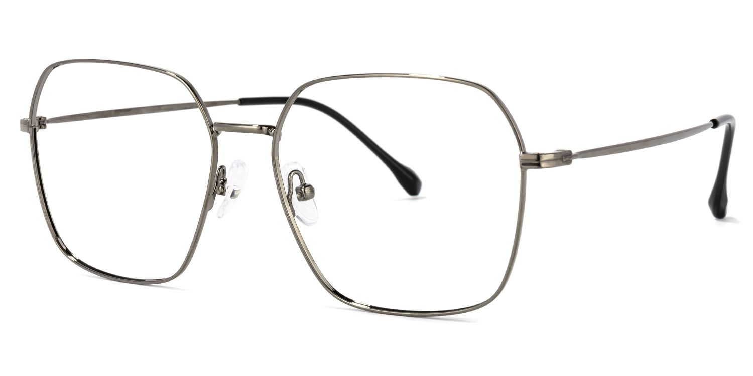 Zander Square Gray Glasses | ZEELOOL Canada1