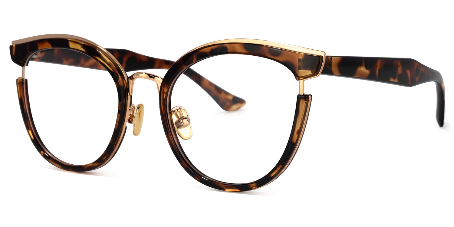 Laraine Cat Eye Tortoise Frame Glasses | ZEELOOL Canada1