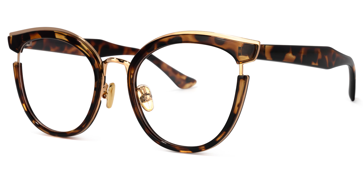 Laraine Cat Eye Tortoise Frame Glasses | ZEELOOL Canada1