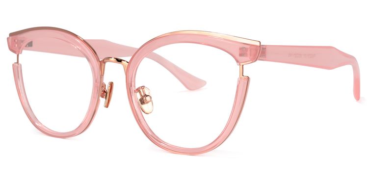 Eleanore Cat Eye Pink Glasses