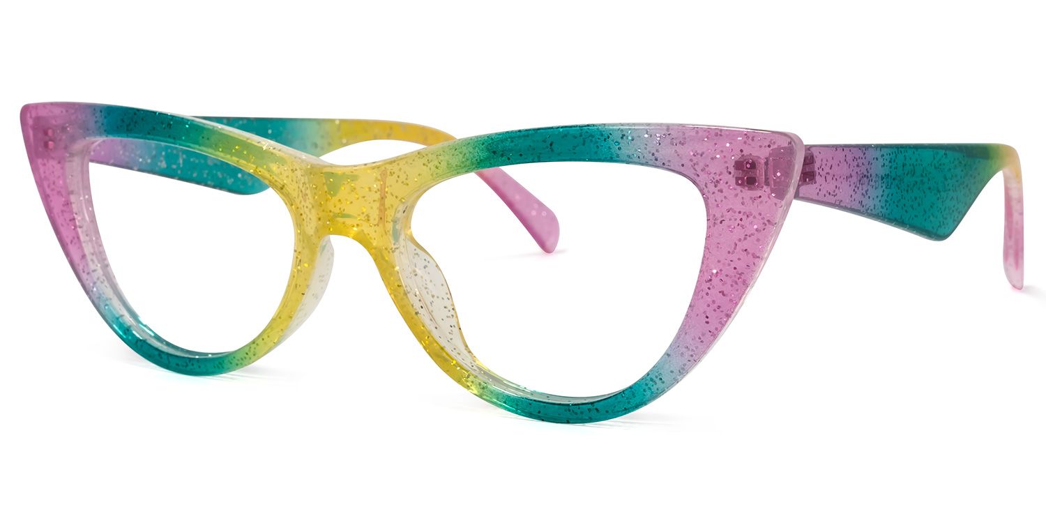 Harding Cateye Rainbow Glasses | ZEELOOL Canada1