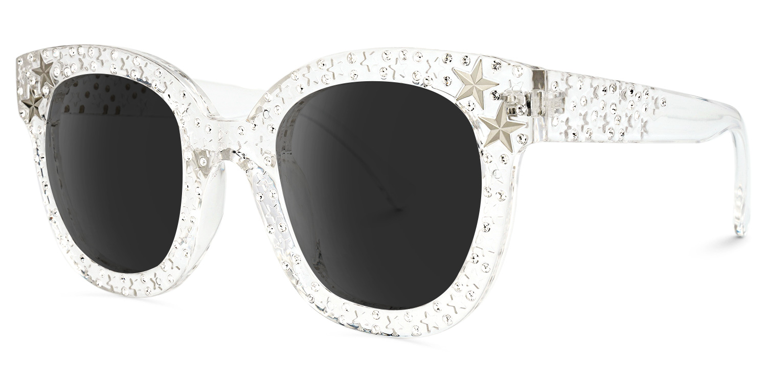 ZEELOOL Kahle Cateye Crystal Sunglasses