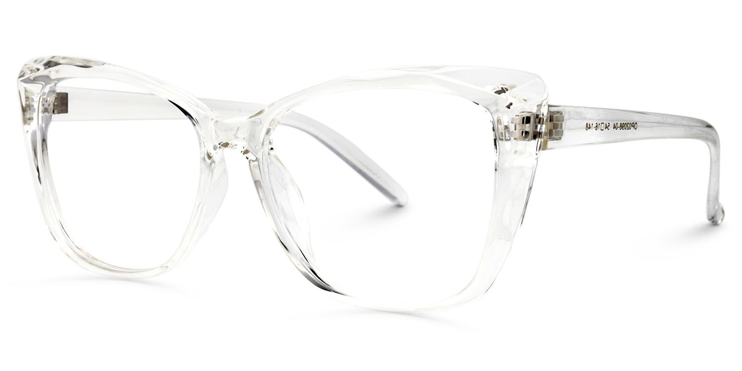 Farris Clear Classy Cat eye Frame Glasses | ZEELOOL Canada1