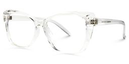Farris Cat eye Clear Glasses1