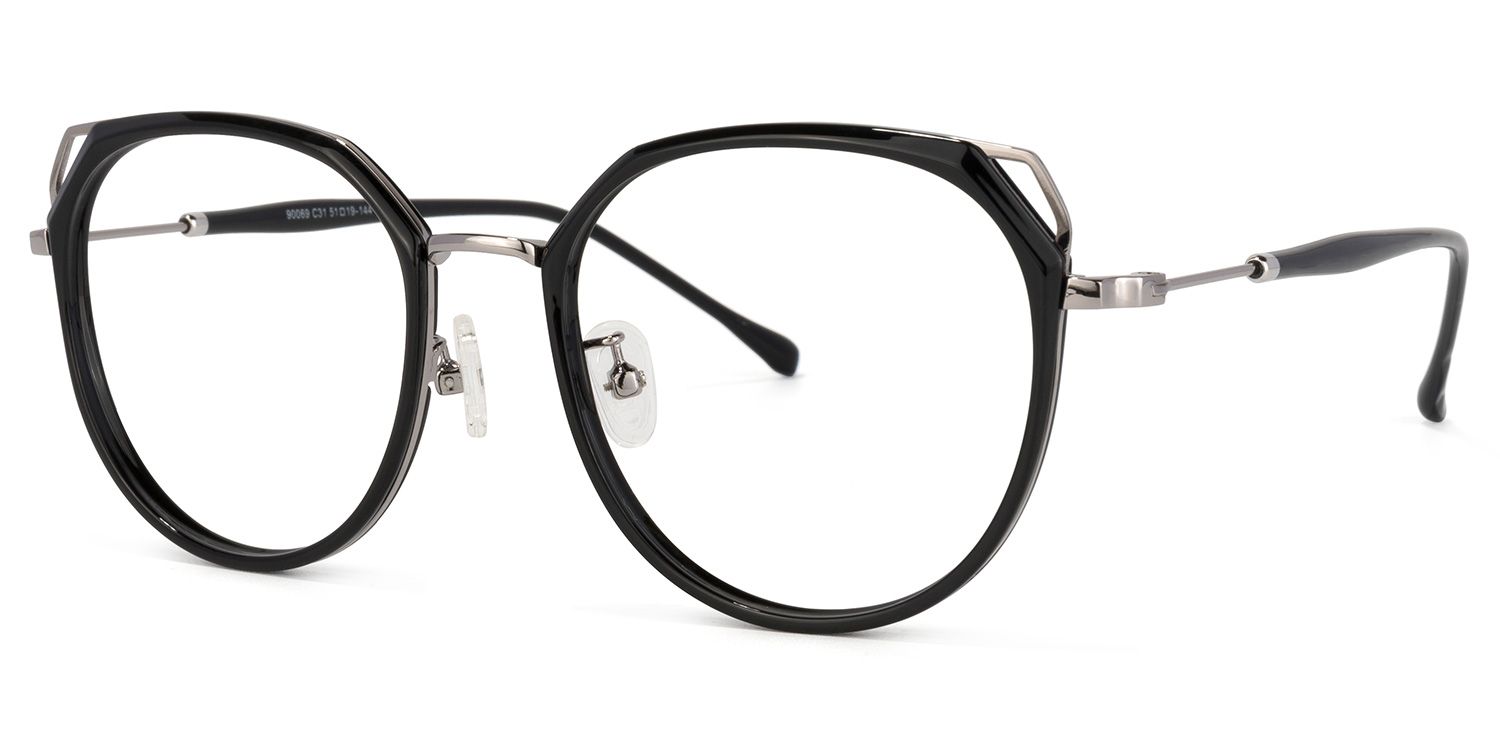 Ofelia Cateye Black Glasses | ZEELOOL Canada1