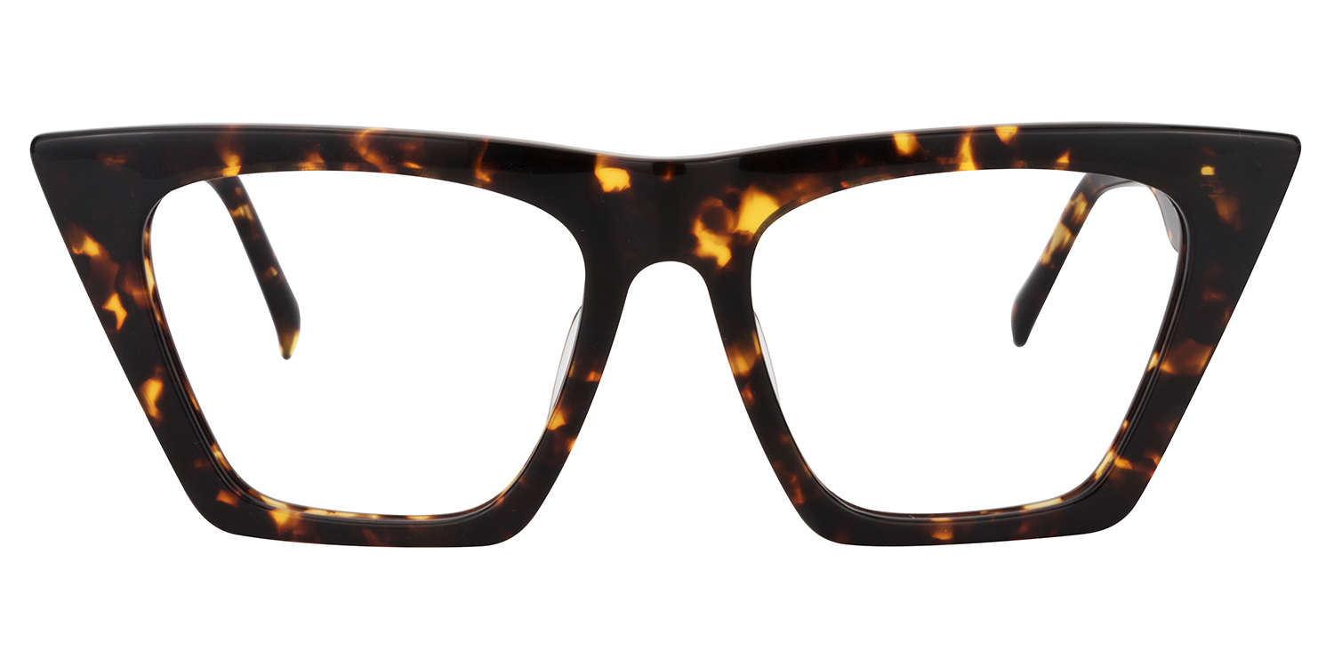 Cecile Cat Eye Tortoise Glasses0