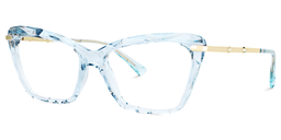 Juliet Light-Blue Rectangle Glasses1