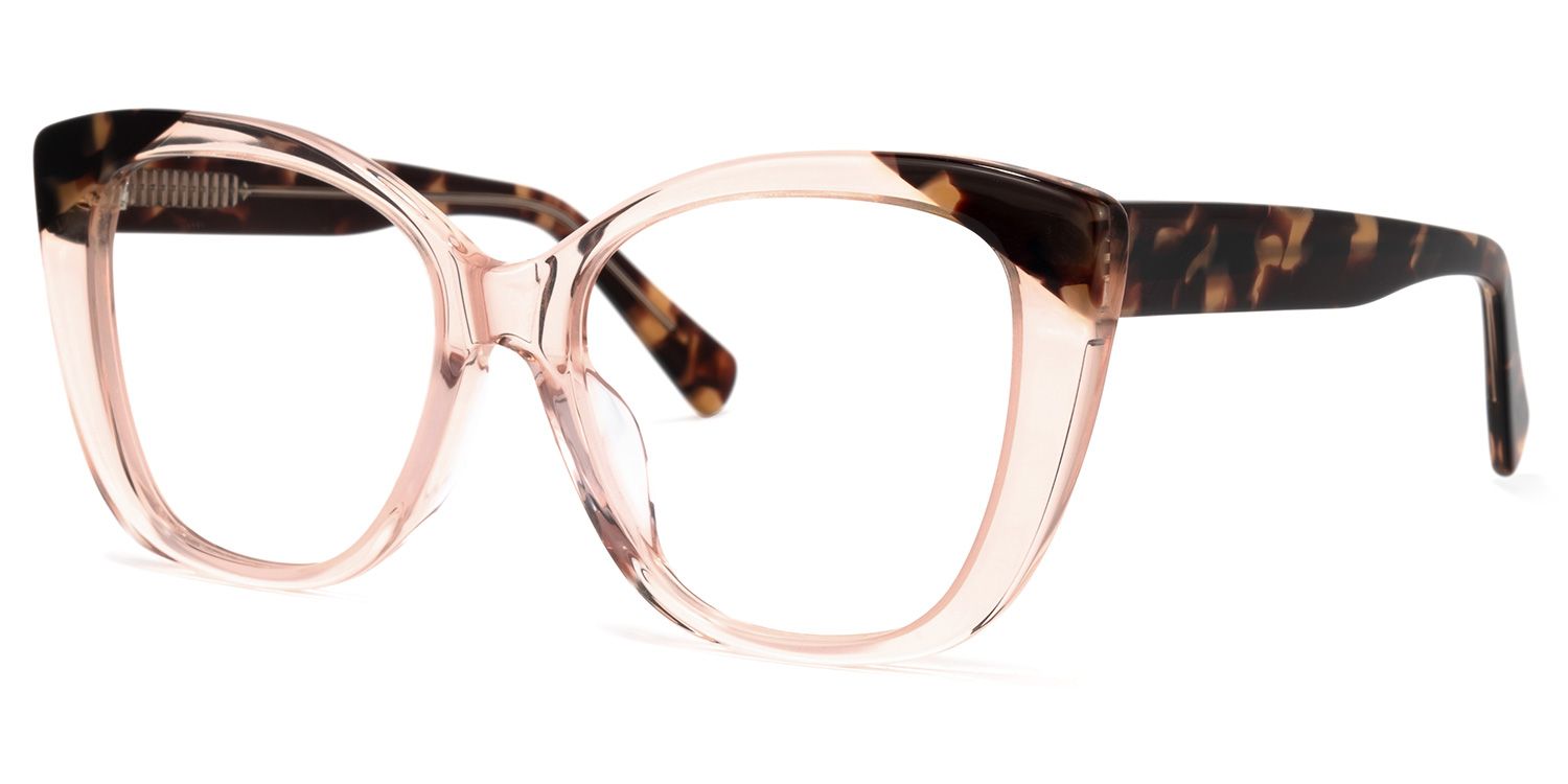 Liranzo Cateye Beige Glasses | ZEELOOL Canada1