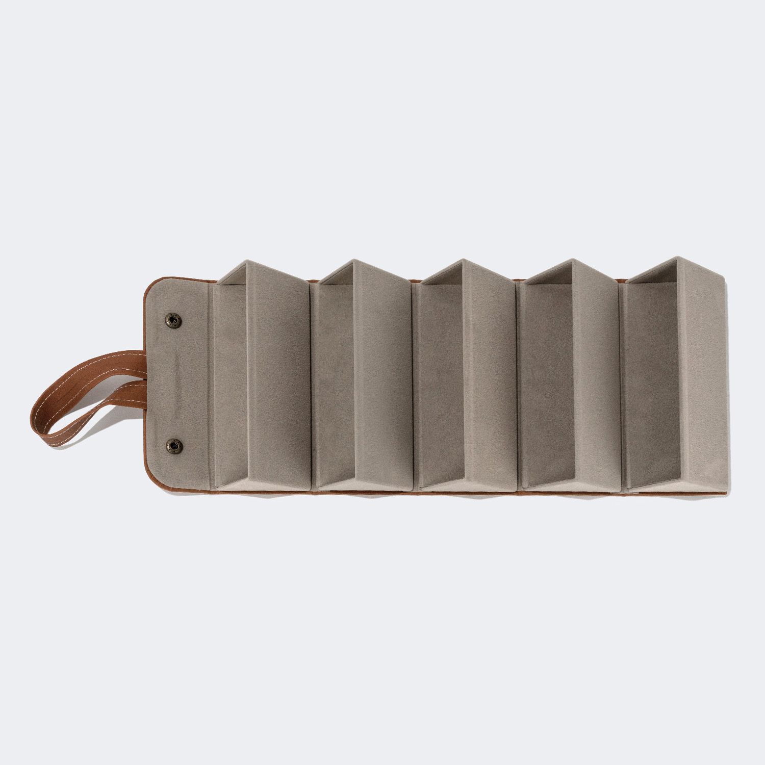 High-end Leather Hanging Brown Eyeglasses Storage Box | ZEELOOL Canada1