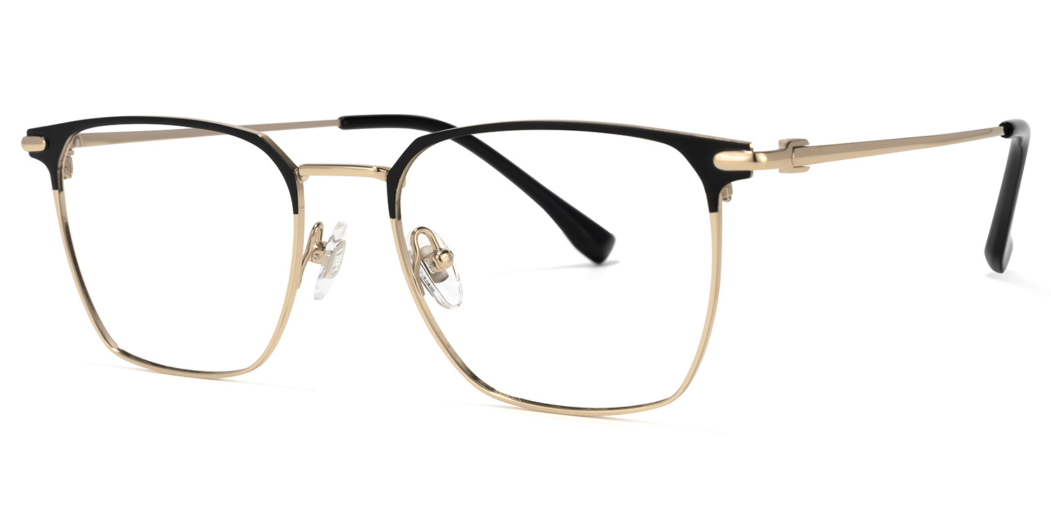 Campos Square Gold Glasses | ZEELOOL Canada1