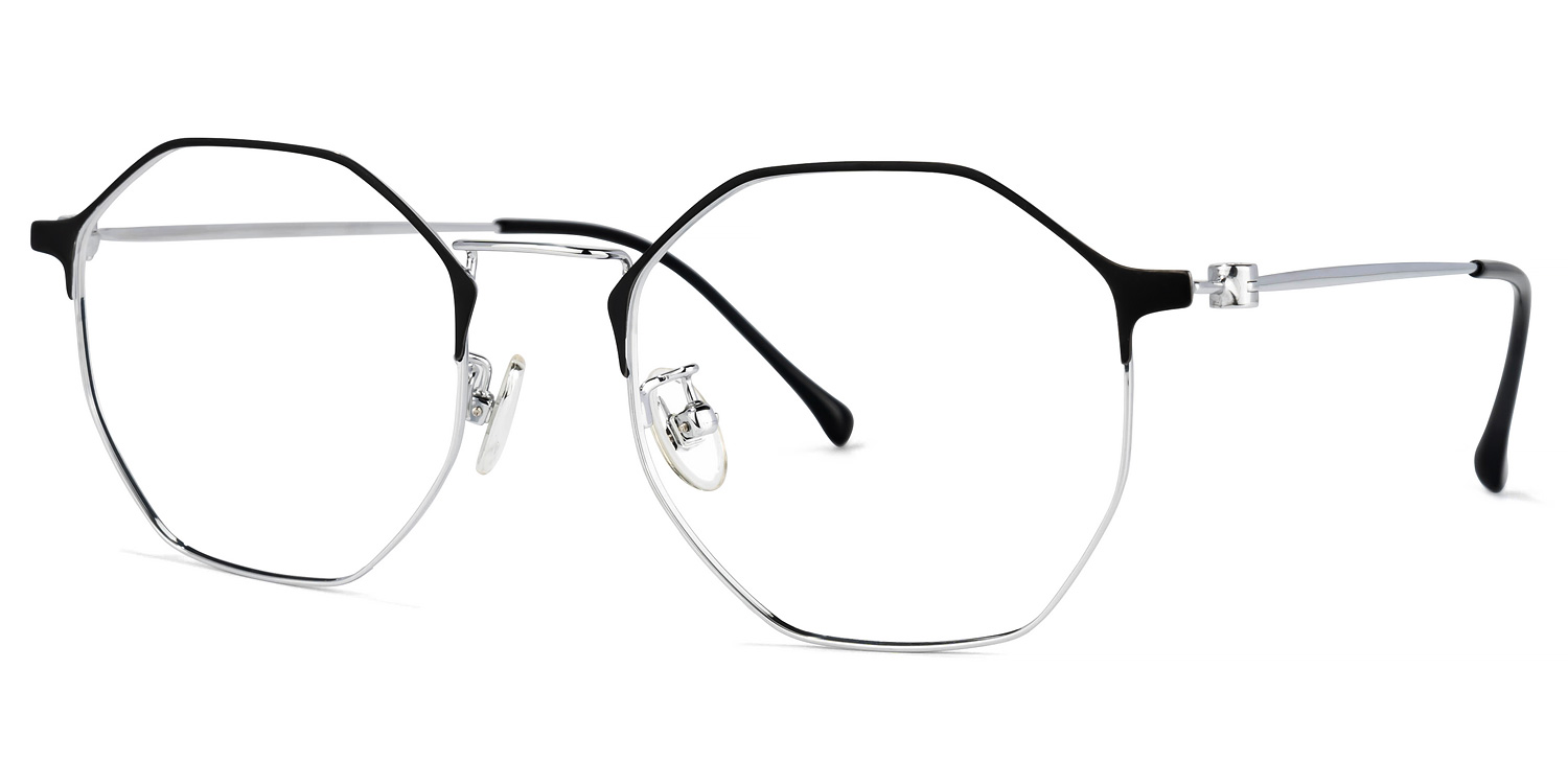 Chasisty Geometric Black Glasses | ZEELOOL Canada1