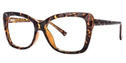 Edna Cateye Yellow-Tortoise Glasses1