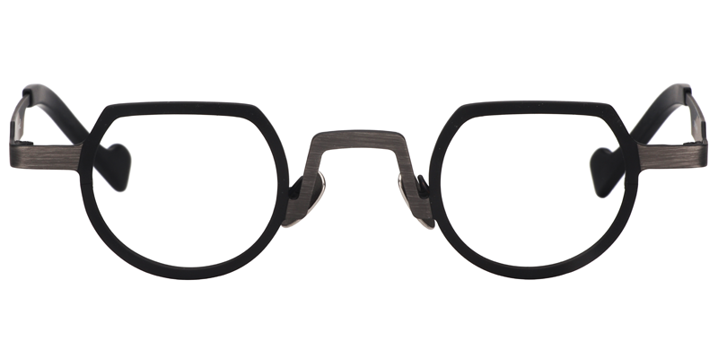 Timothy Round Black Glasses | ZEELOOL Canada0