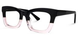 Vargas Square Black-Pink Glasses1