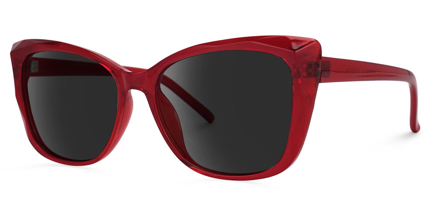 Farris Cat eye Red Sunglasses | ZEELOOL Canada1