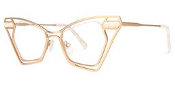 Janelle Butterfly Gold Glasses1