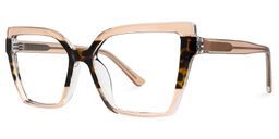 Lonnie Butterfly Beige Glasses1