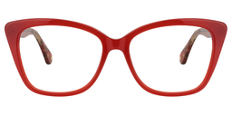 Alethea Square Red Glasses0