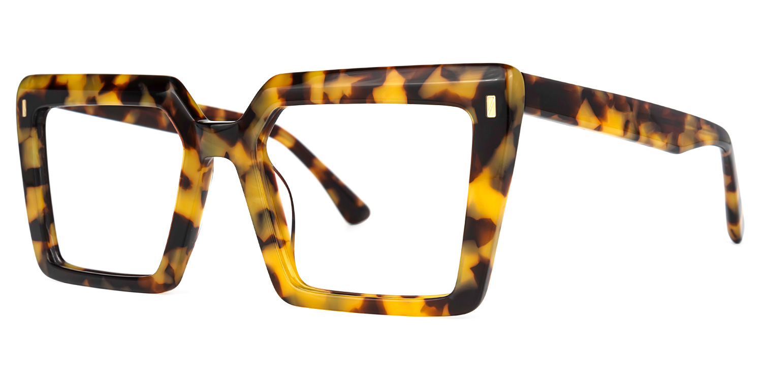 Nelisa Square Tortoise Glasses | ZEELOOL Canada2