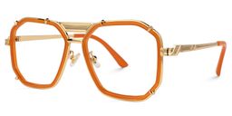 Rumble Geometric Orange Glasses1
