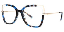 Tuyen Square Blue-Tortoise Glasses1