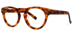 Malloy Round Tortoise Glasses1