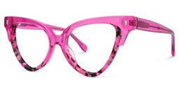 Jacek Cateye Bright-Pink Glasses1