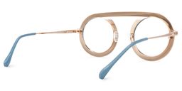 Florida Round Blue Glasses3