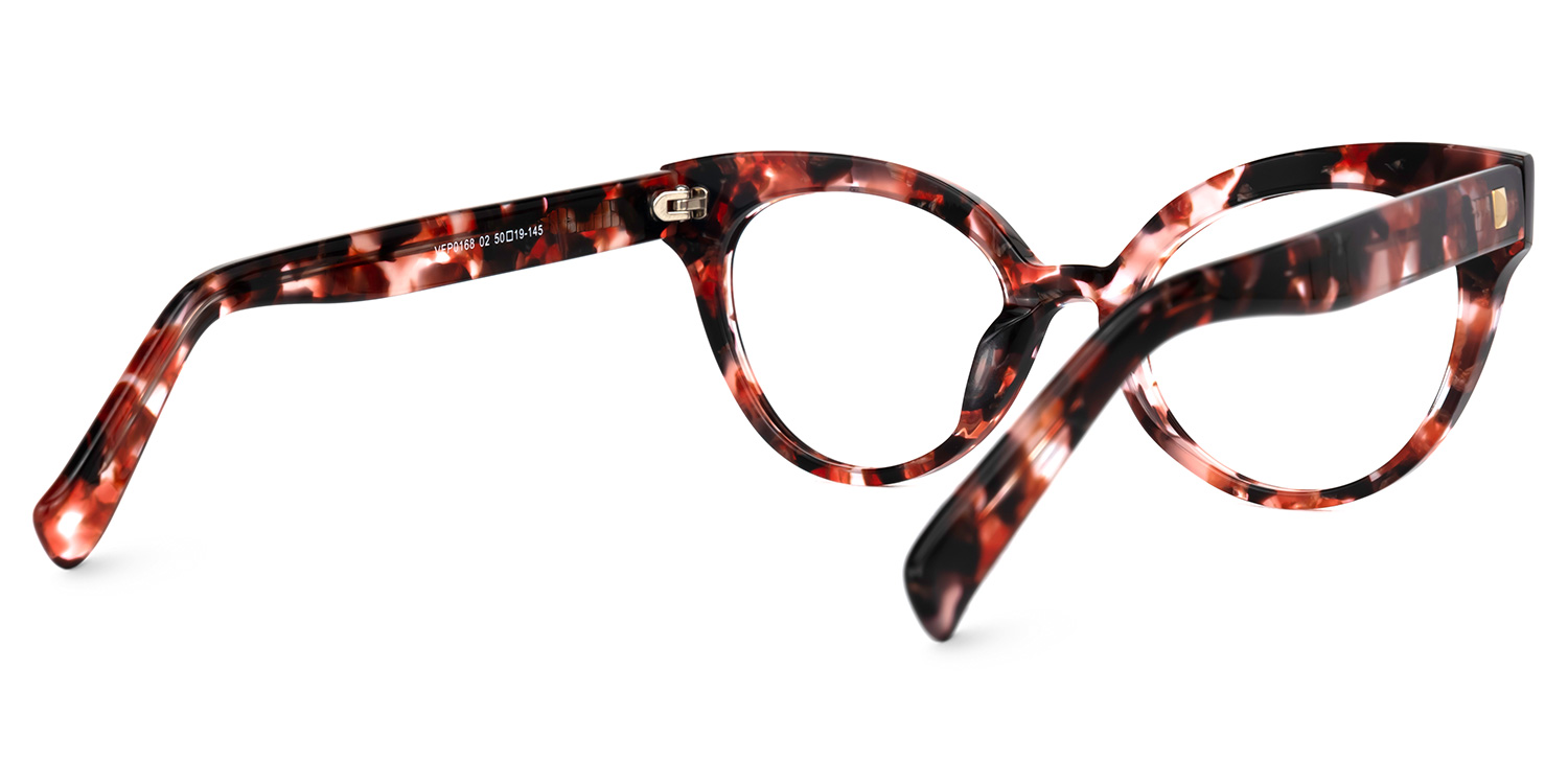 Miya Cateye Red Floral Glasses3
