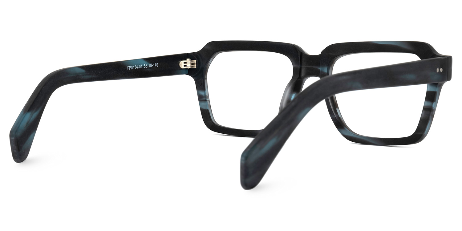 Richard Rectangle Green Glasses | ZEELOOL Canada3