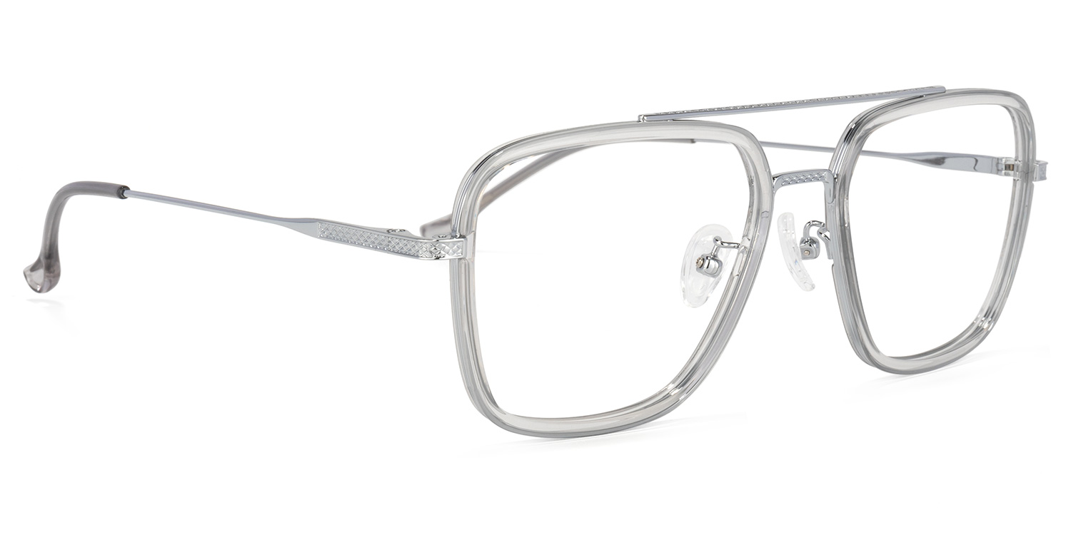 Nayeli Aviator Gray-Silver Glasses2