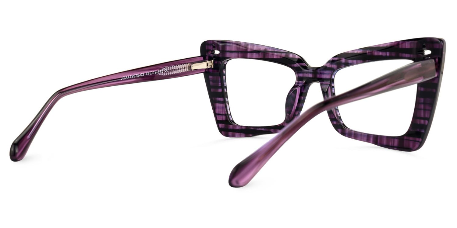 Kairos Cateye Purple Glasses | ZEELOOL Canada3