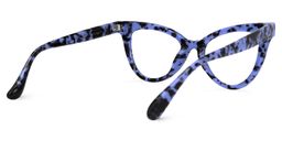 Colla Cateye Blue Glasses3