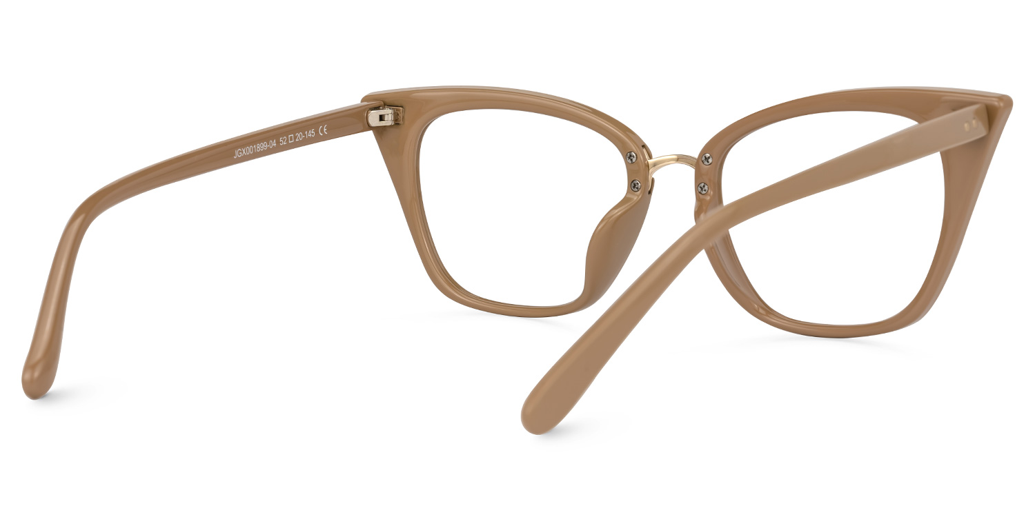 Chandrikar Cateye Mocha Frame Glasses | ZEELOOL Canada3