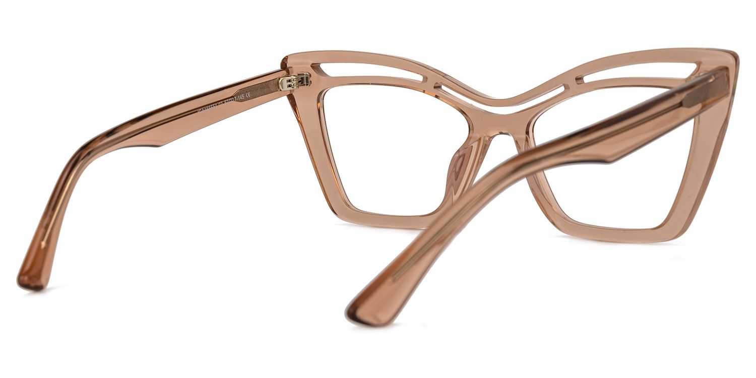 Arsolon Cateye Beige Glasses | ZEELOOL Canada3