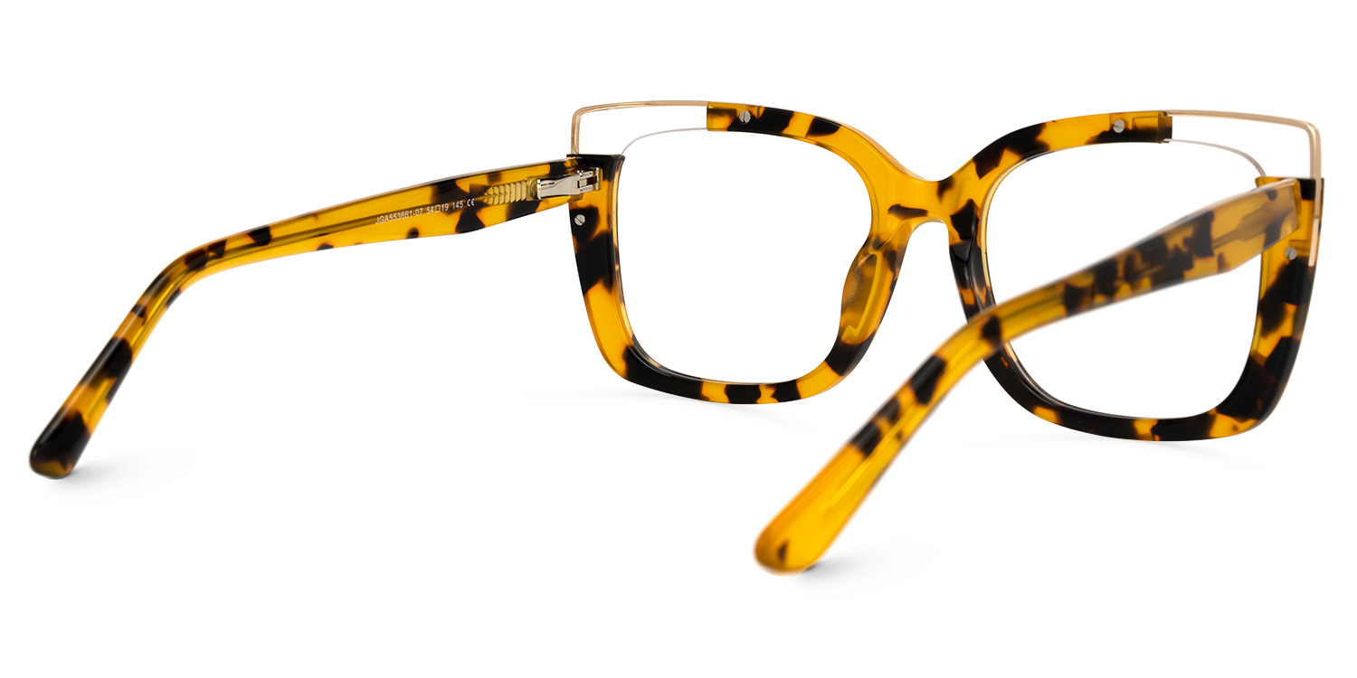 Dortch Square Tortoise Prescription Glasses and Frames3