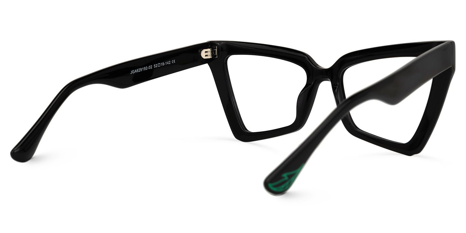 Berbey Geometric Black Glasses | ZEELOOL Canada3