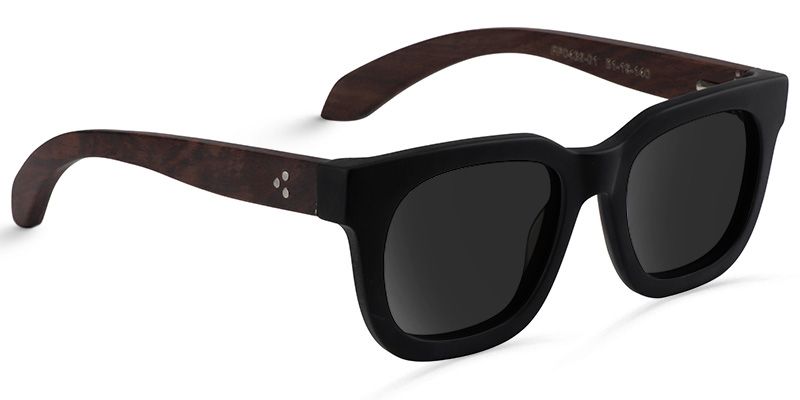 Sam Acetate Black Frame Sunglasses | ZEELOOL CA2