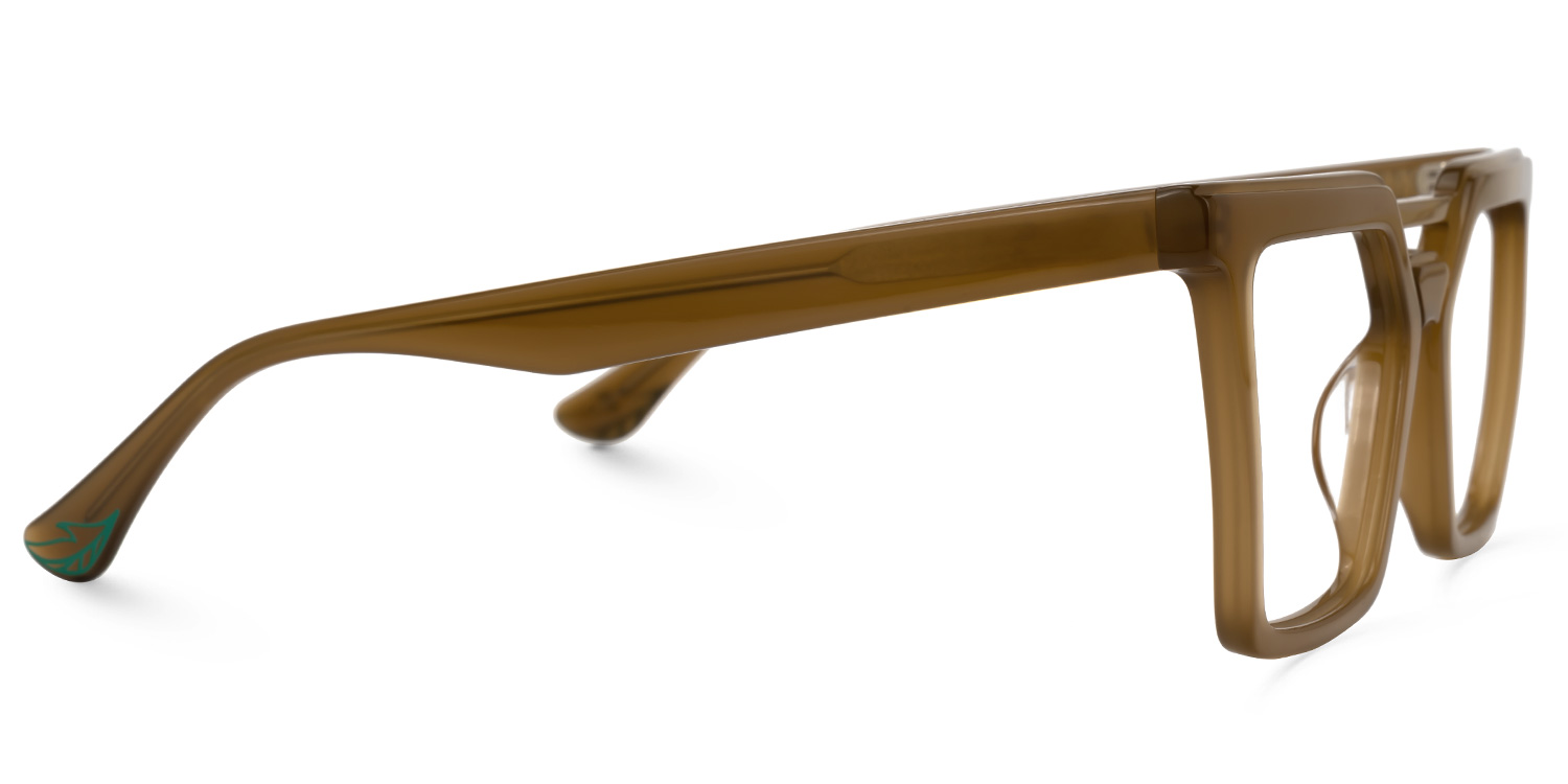 Demar Square Brown Glasses2
