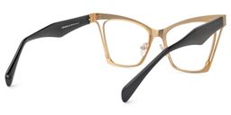 Adarsh Cateye Gold Glasses3