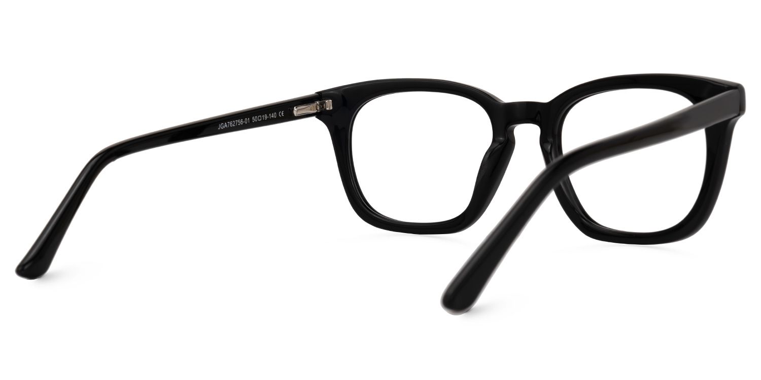 Ziva Square Black Glasses | ZEELOOL Canada3