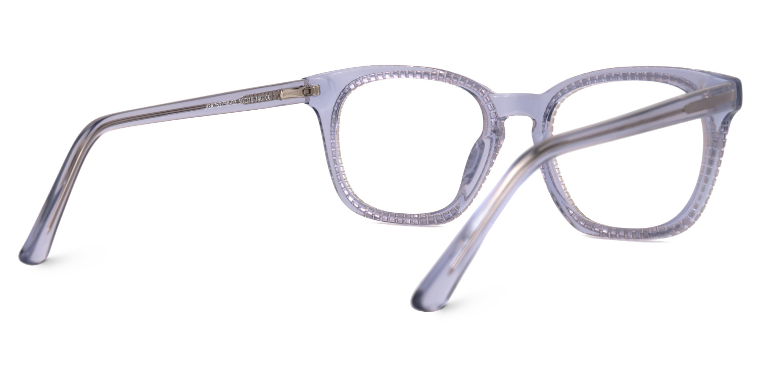 Ziva Square Purple Glasses | ZEELOOL Canada3